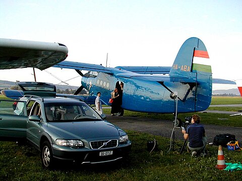 Modeaufnahmen mit der AN-2.