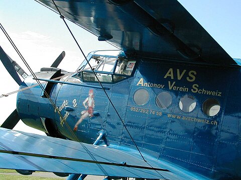 Spezielle Ansicht auf die AN-2.