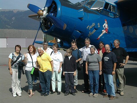 Organisator vor der AN-2.
