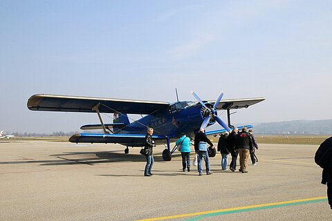 Borden zum Flug ins Berner-Oberland