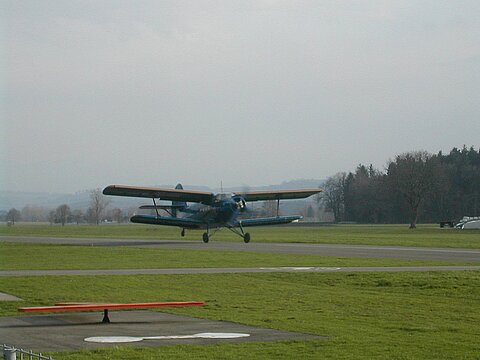 Start zu einem Vereinsflug ab Triengen.