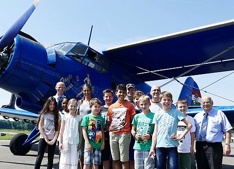 Die fliegende 5.Klasse Mellingen 3.6.2017