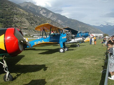 Oldtimerflugzeuge.