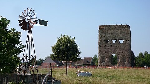 Typische französische Landschaft.