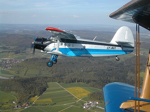 Formationsflug.
